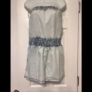 Women’s short jean romper